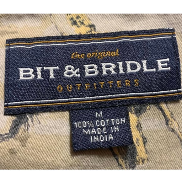 Bit & Bridle Outfitters Mens Rodeo Cowboy Button Down Long Sleeve Shirt (size M) - Picture 3 of 3